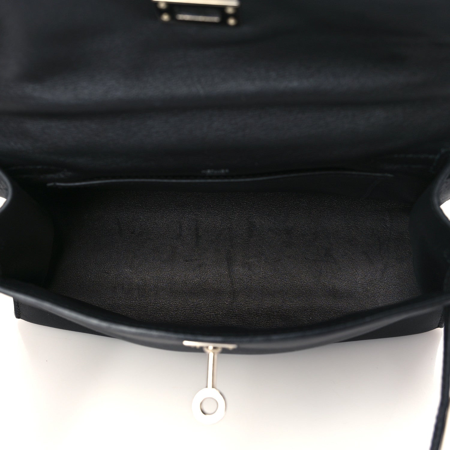 Hermes Swift Kelly Pochette Clutch Black 9 of 15