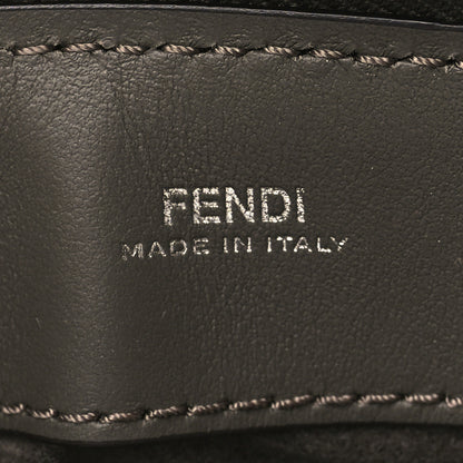 Fendi Vitello Baltico Dolce DotCom Satchel Carbone Menta 8 of 11