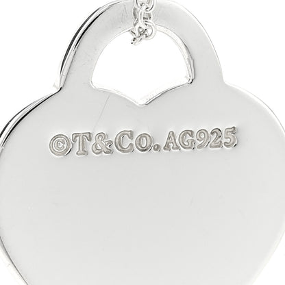 Tiffany Sterling Silver Small Return To Tiffany Heart Pendant Necklace 5 of 5