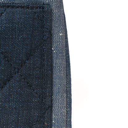 Chanel Denim Quilted Small Medallion Flap Blue 17 of 27