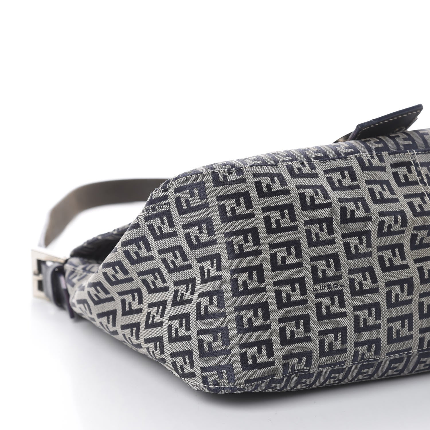 Fendi Zucchino Mama Baguette Navy 5 of 8
