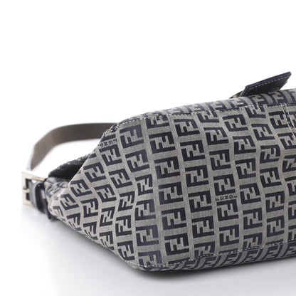 Fendi Zucchino Mama Baguette Navy 5 of 8