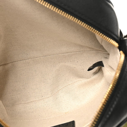 Gucci Sakai Be Green Calfskin Diagonal Stitched Small Blondie Shoulder Bag Black 5 of 11