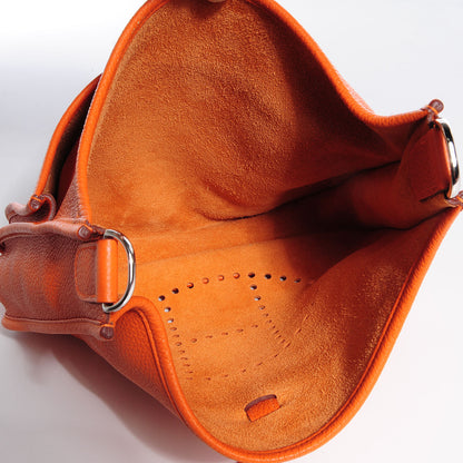 Hermes Taurillon Clemence Evelyne PM III Orange 5 of 15