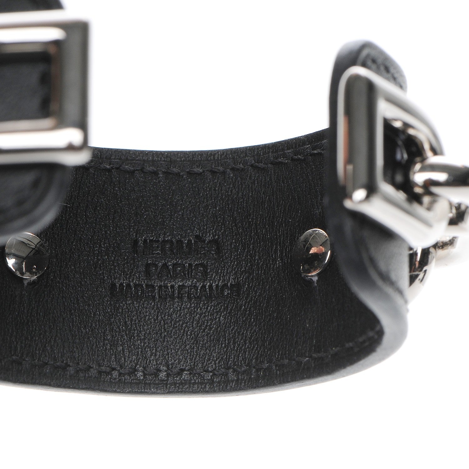 Hermes Chamonix Chaine D'Ancre Bracelet M Black 4 of 5