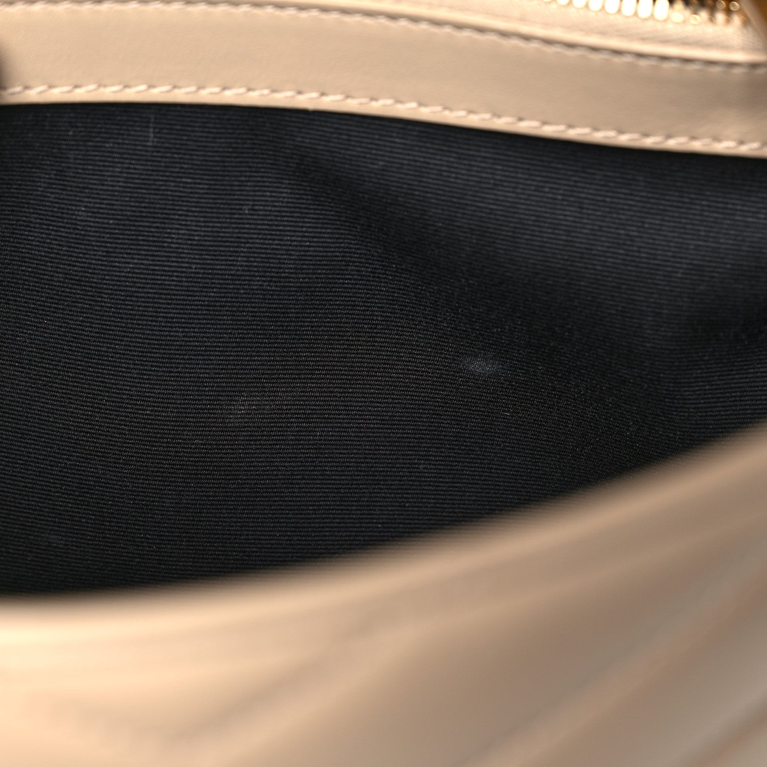 Saint Laurent Calfskin Y Quilted Monogram Medium Loulou Chain Satchel Dark Beige 10 of 11