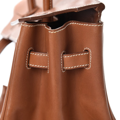 Hermes Natural Barenia Birkin 35 Fauve 11 of 45