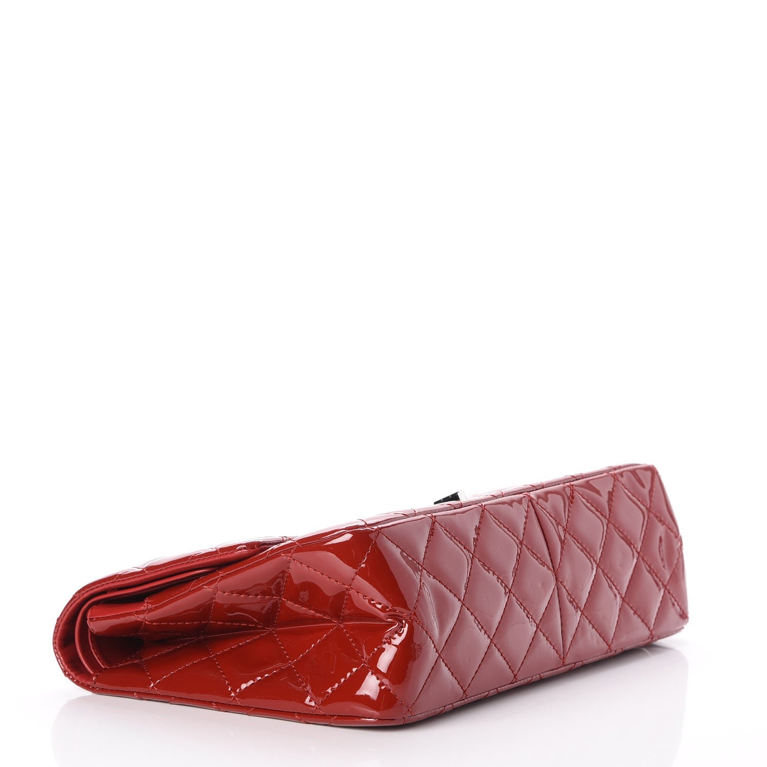 Chanel Patent Quilted 2.55 Reissue 227 Flap Red 5 of 8