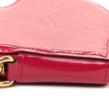 Louis Vuitton Vernis Heart Coin Purse Rose Indien 8 of 14