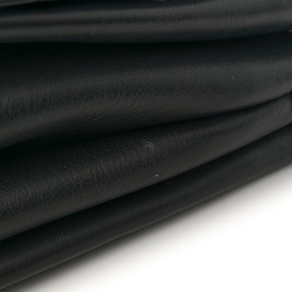 Chanel Calfskin Stitched Large Flap Black 12 of 12