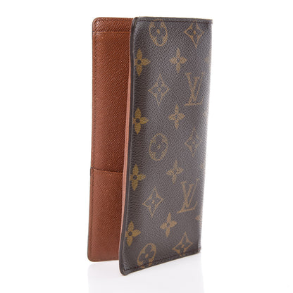 Louis Vuitton Monogram Porte Valeurs Checkbook Wallet 3 of 12