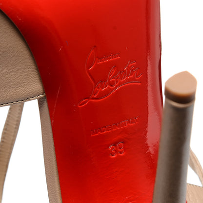 Christian Louboutin Kid Cross Street 120 Sandals 39 Dune 6 of 8