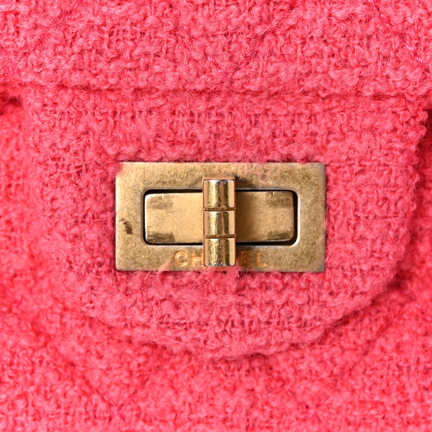 Tweed Quilted 2.55 Reissue Mini Flap Pink