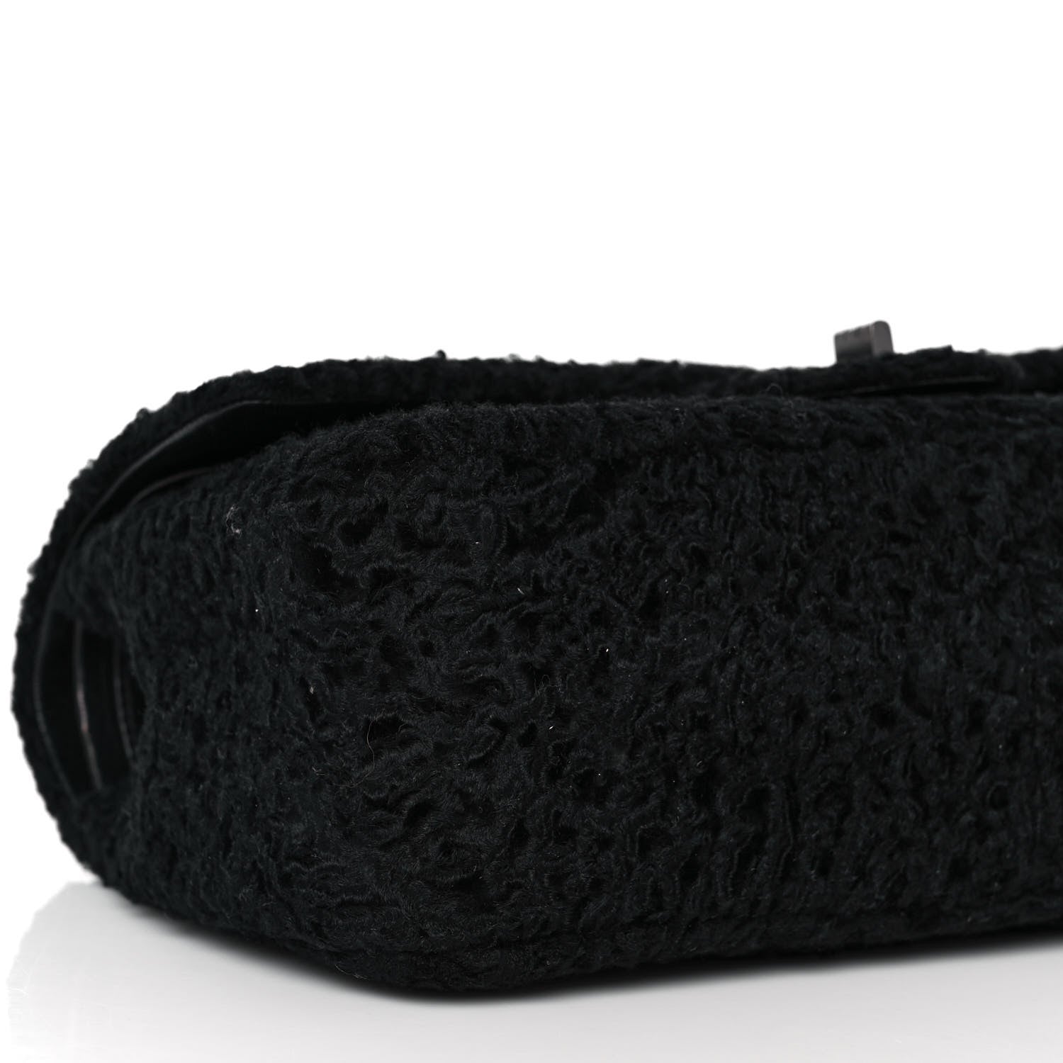 Chanel Persian Lamb Fur 2.55 Reissue 227 Flap Bag Black 7 of 9