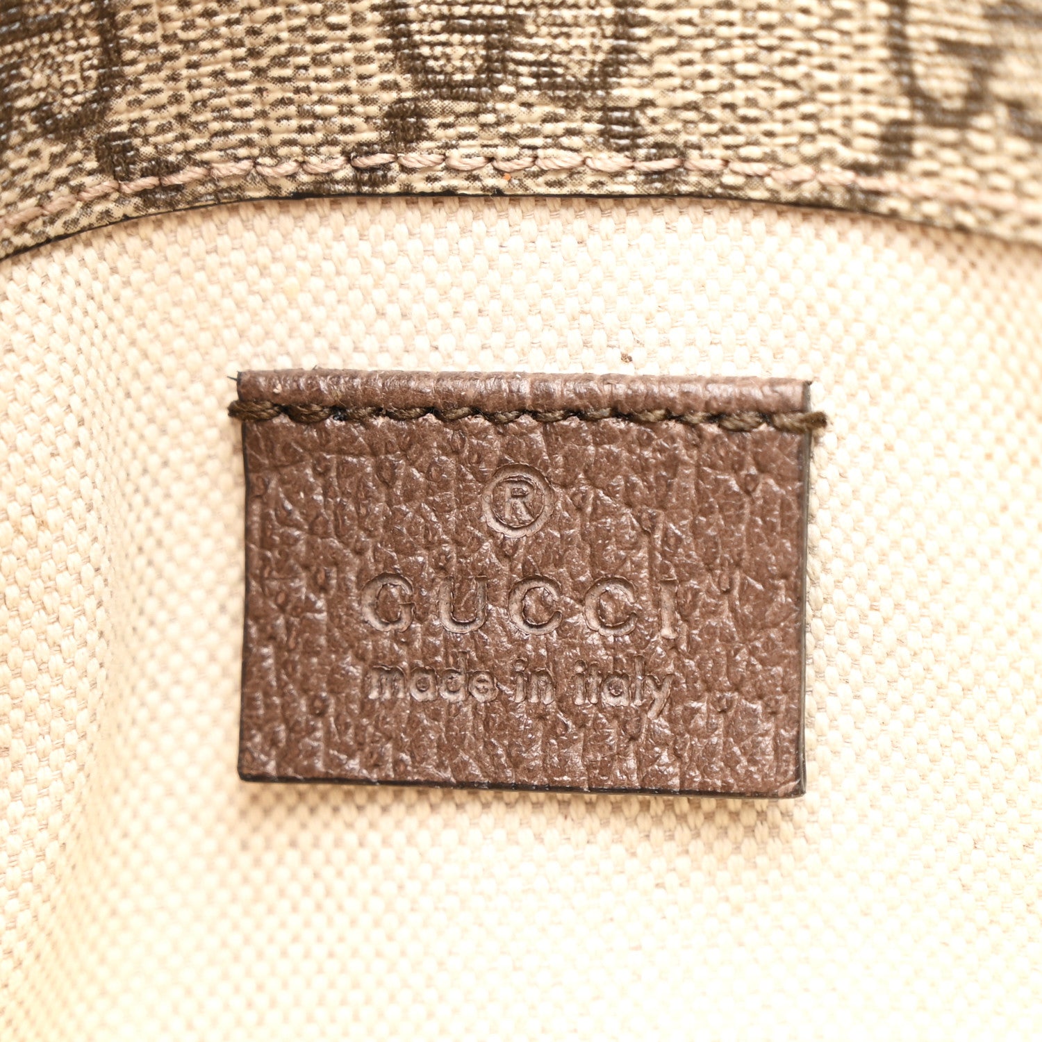 Gucci GG Supreme Monogram Neo Vintage Web Belt Bag Brown 5 of 10