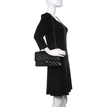 Chanel Caviar Quilted Medium Double Flap Black 2 of 12