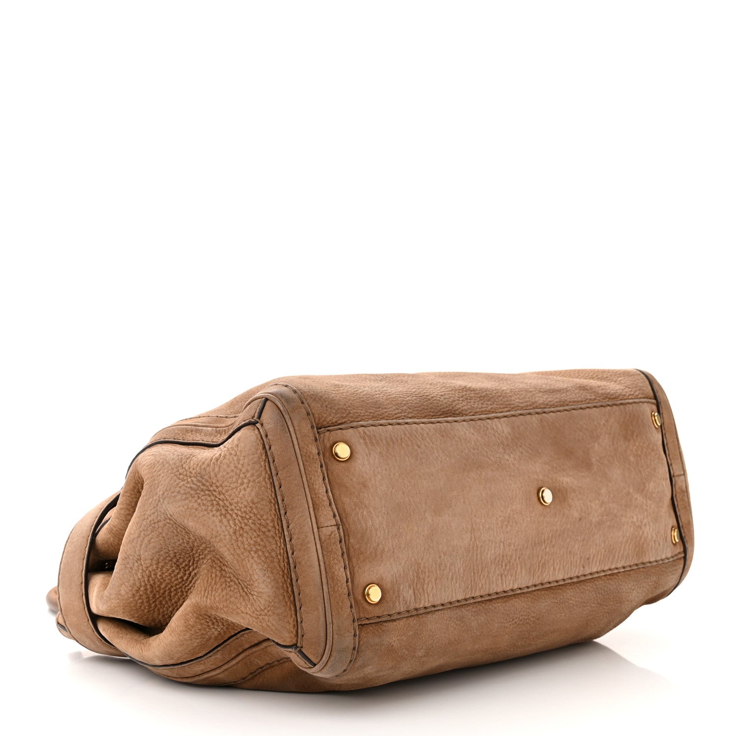 Gucci Suede Medium GG Running Tote Brown 4 of 12