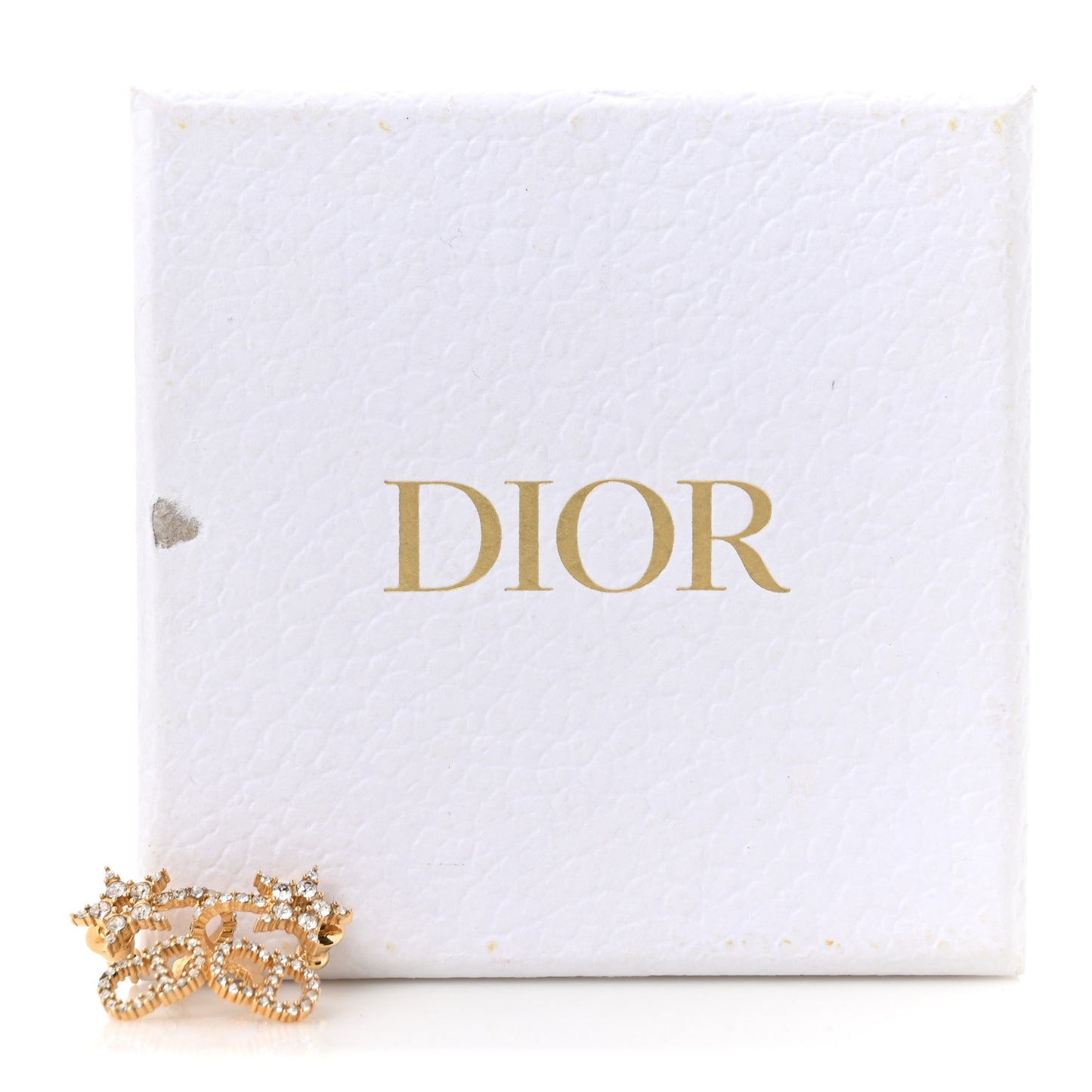 Crystal Clair D Lune Wrap Around Earrings Gold