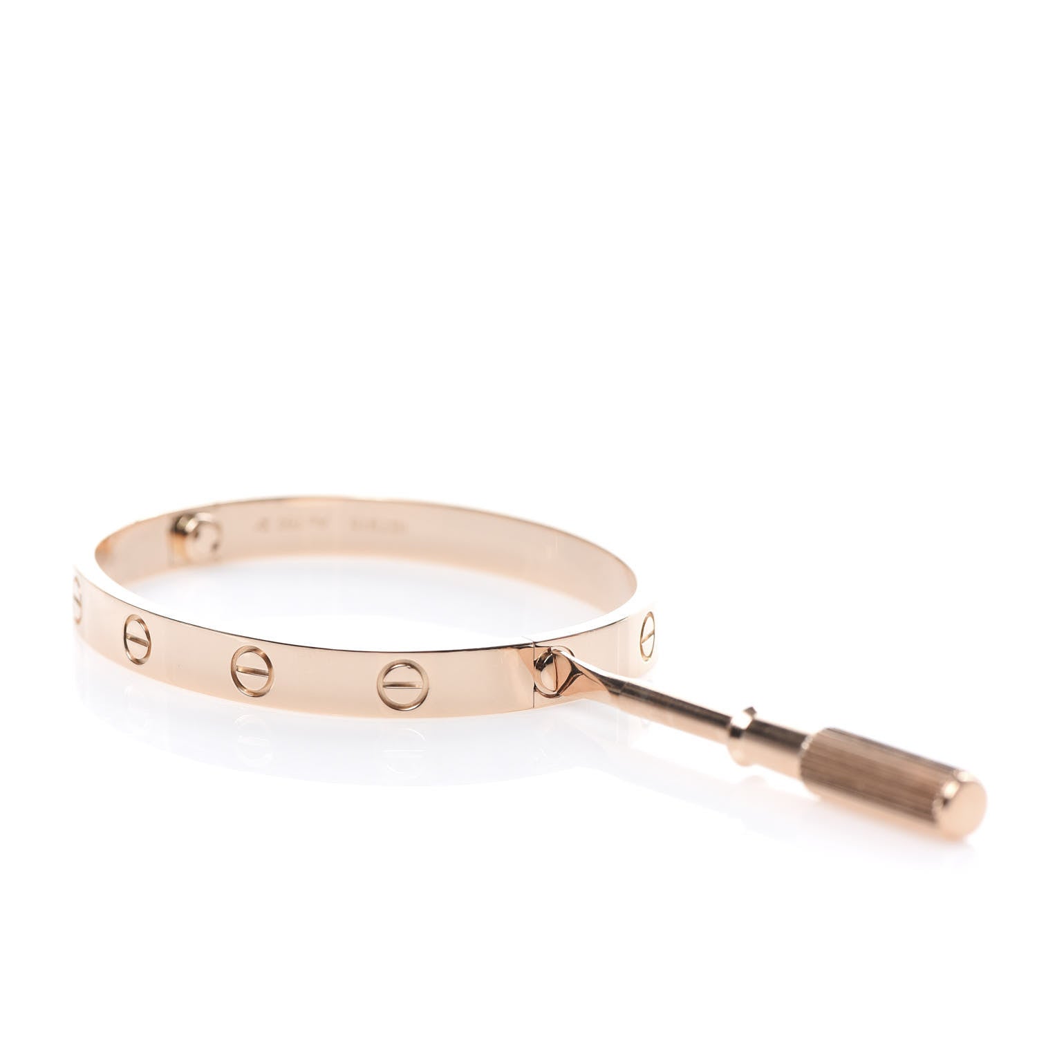 Cartier 18K Pink Gold LOVE Bracelet 16 4 of 7