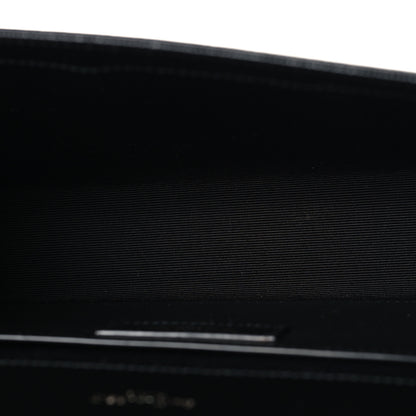 Saint Laurent Grain De Poudre Medium Classic Monogram Monochrome Kate Satchel Black 5 of 9