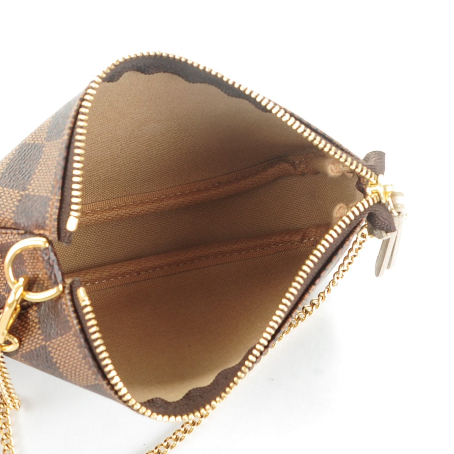 Damier Ebene Trunks and Locks Mini Pochette Accessories