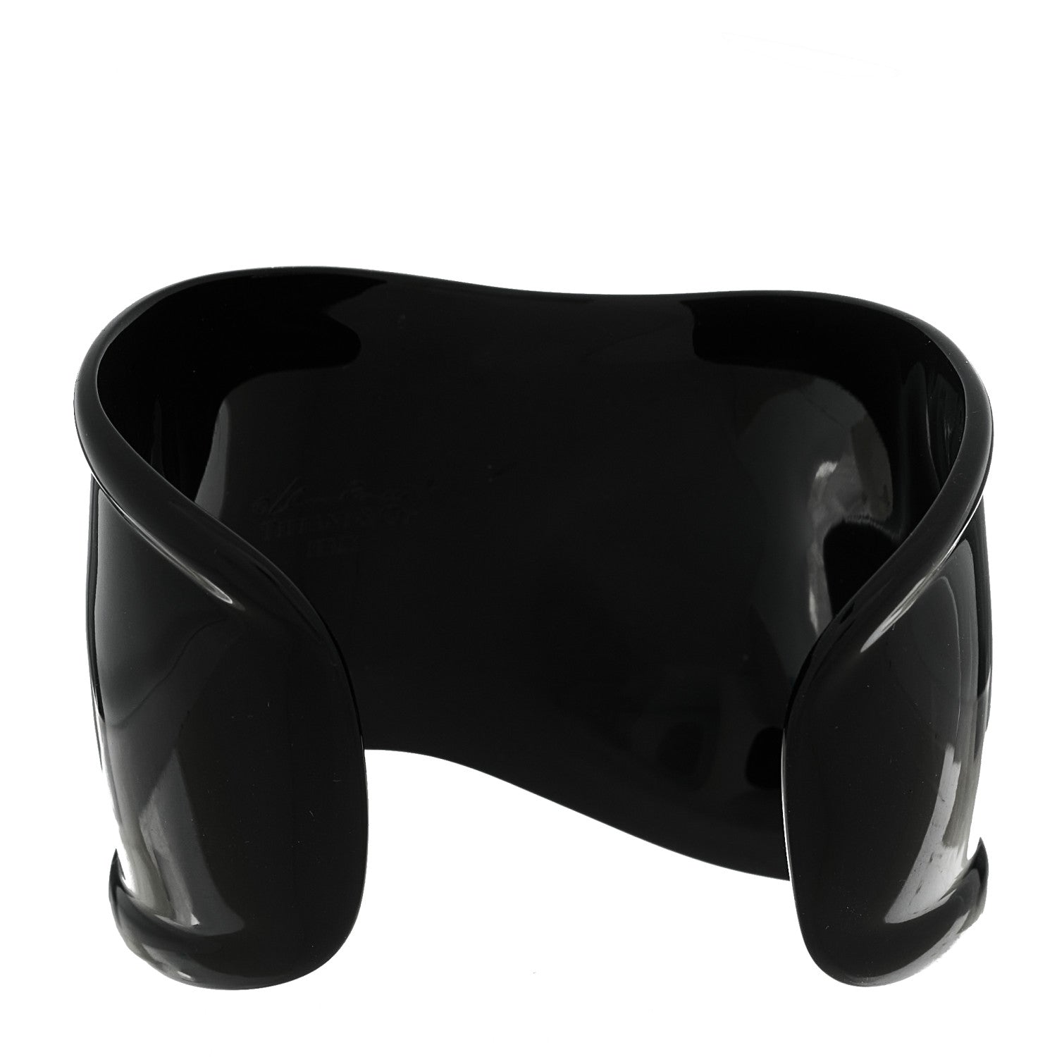 Tiffany Copper Medium Elsa Peretti Right Wrist Bone Cuff Bracelet Black 2 of 4