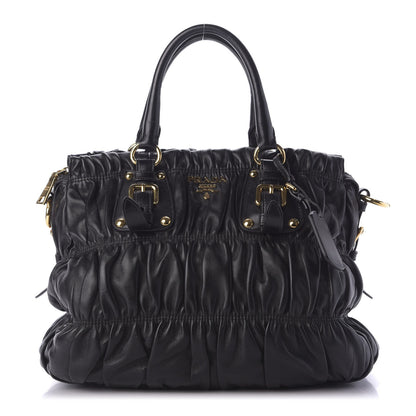 Prada Nappa Gaufre Tote Black 1 of 9