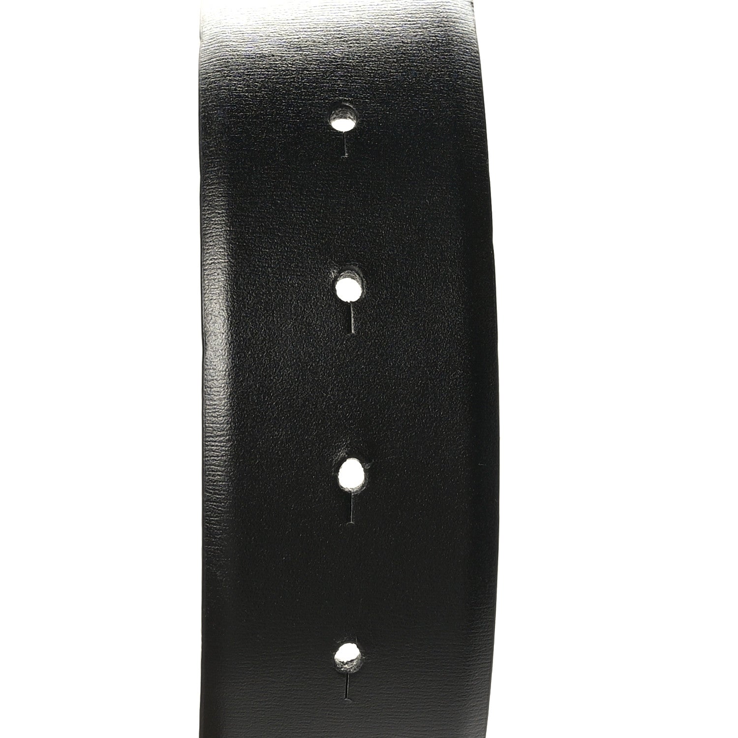 Valentino Garavani Glossy Calfskin Monochrome 40mm VLogo Belt 80/32 Black 5 of 6