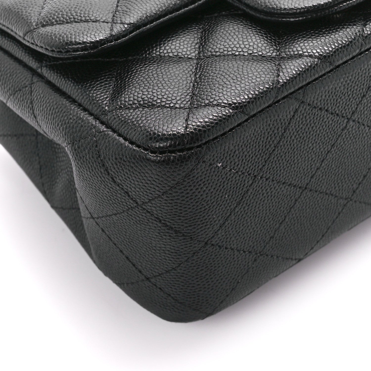 Chanel Caviar Quilted Mini Square Flap Black 9 of 10
