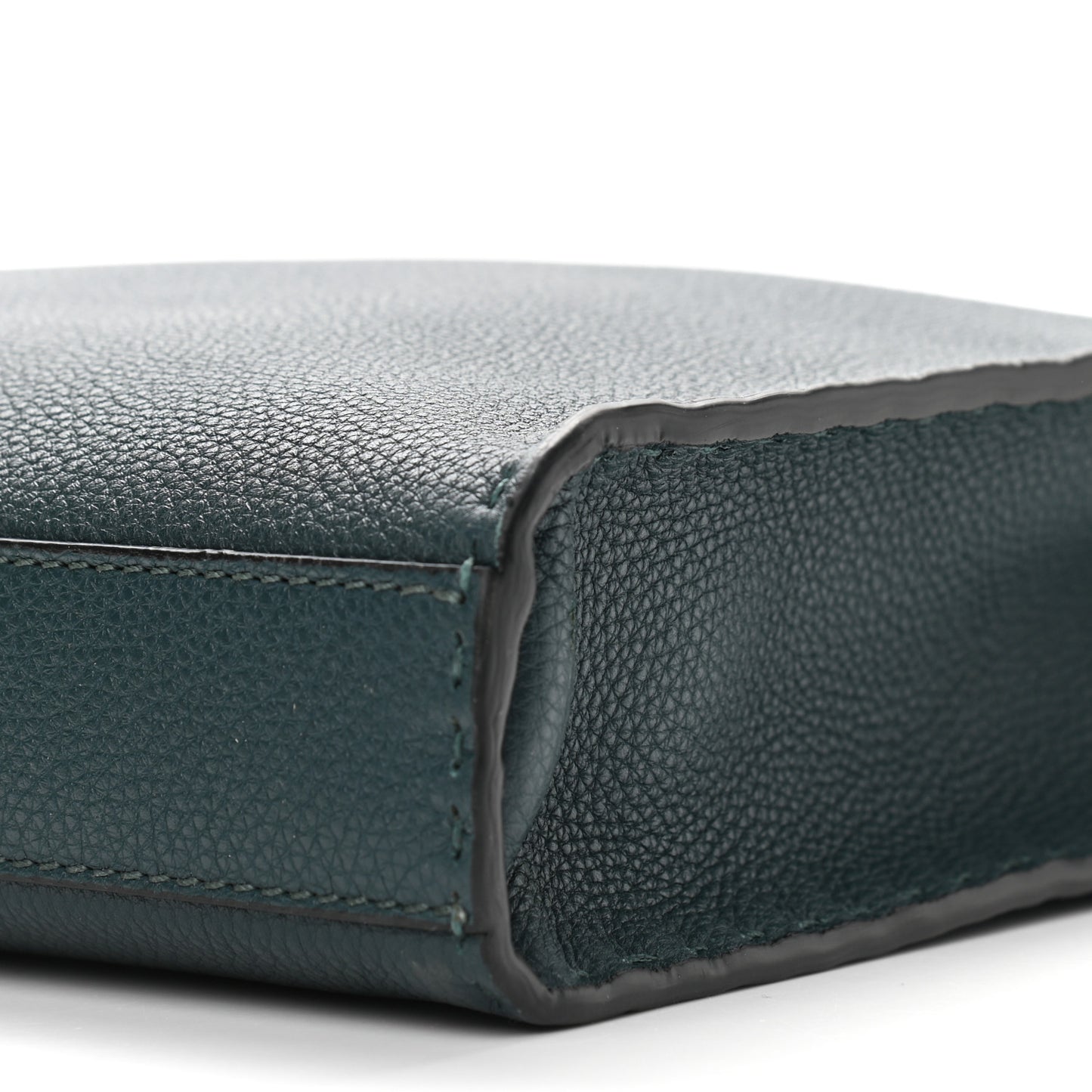 Cuoio Romano Selleria Bi-Color Large Peekaboo Iconic Fit Satchel Amazzonia Black