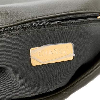Chanel Lambskin Quilted Medium Chanel 19 Flap Khaki 7 of 13