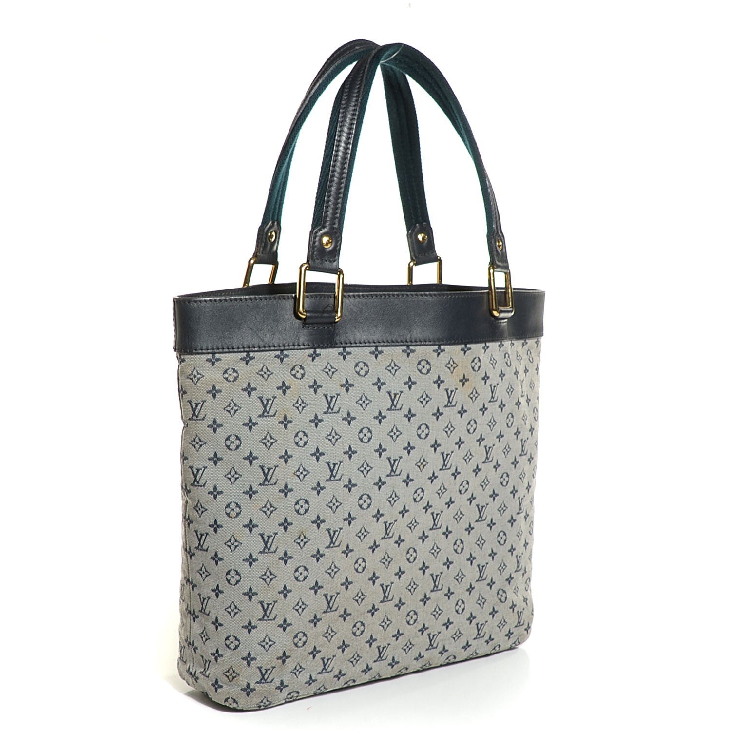 Louis Vuitton Mini Monogram Lucille GM Blue 3 of 8