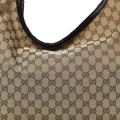 Gucci Monogram Large GG Twins Hobo Dark Brown 10 of 10
