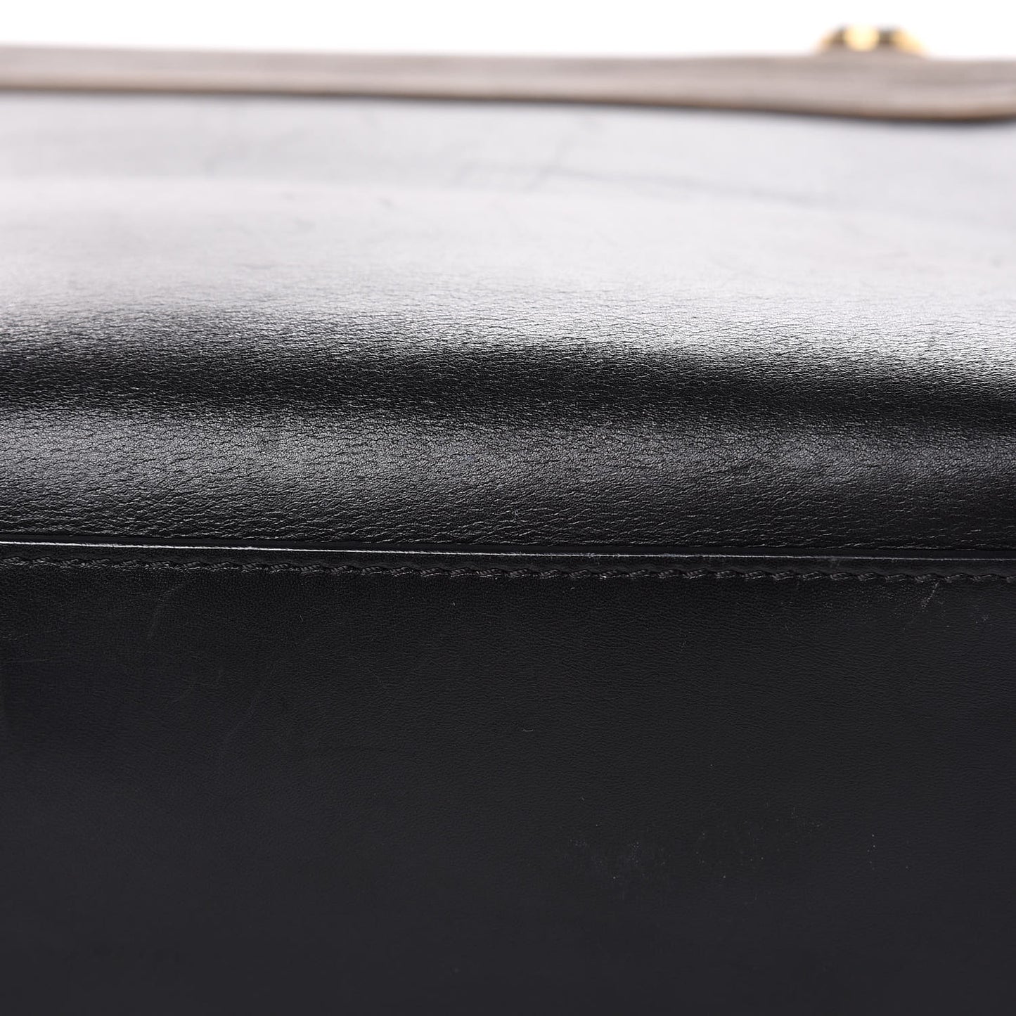Calfskin Suede Medium Tri-Color Trapeze Grey