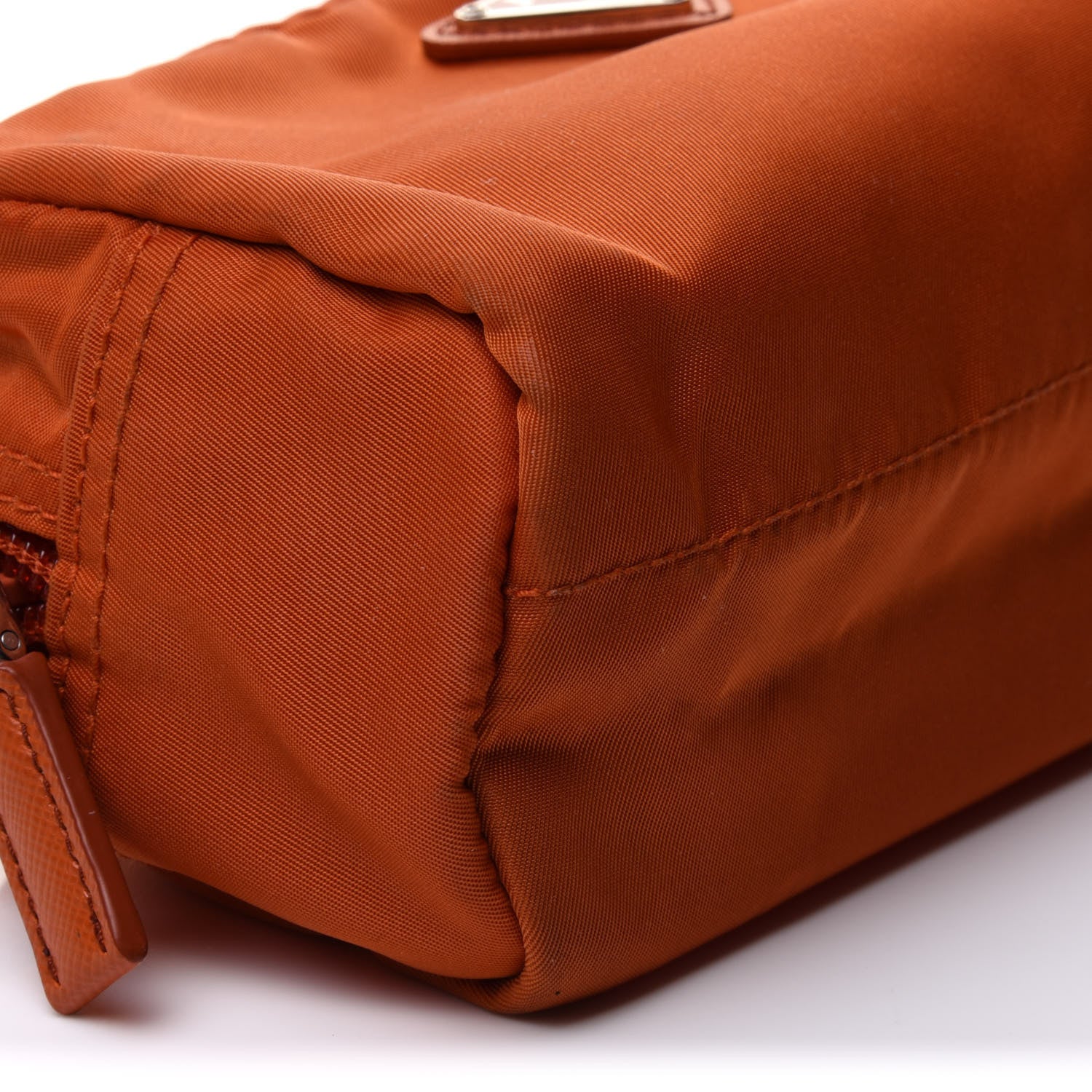 Prada Tessuto Nylon Pouch Papaya 5 of 12