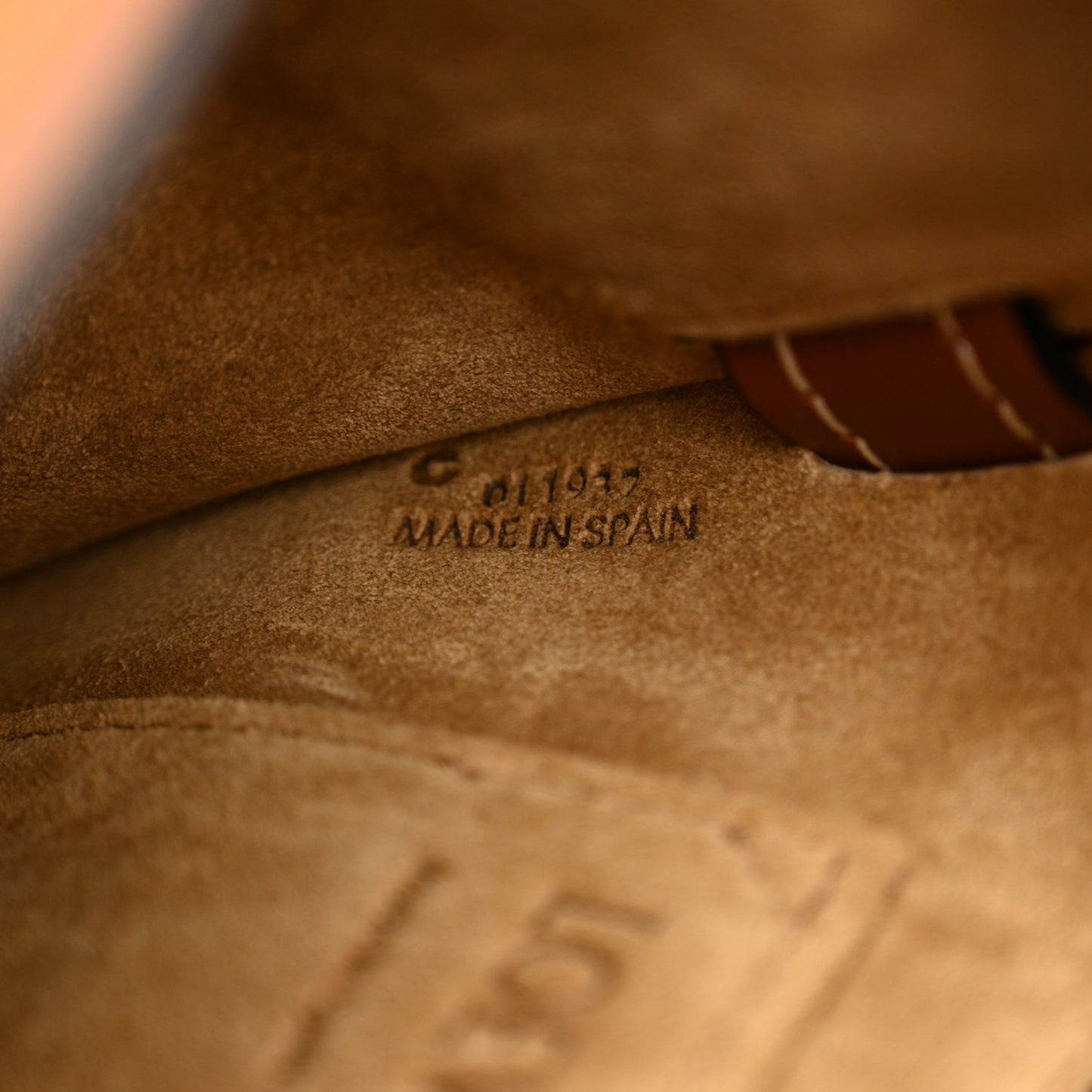Grained Calfskin Small Gate Crossbody Bag Caramel Pecan