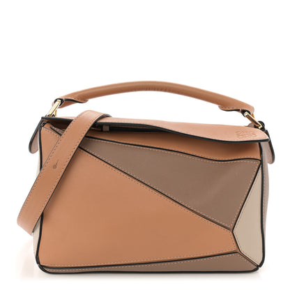 Loewe Calfskin Small Puzzle Bag Warm Desert Mink 1 of 14