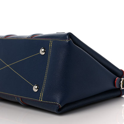 Louis Vuitton Epi Soufflot MM NM Marine Rouge 7 of 8