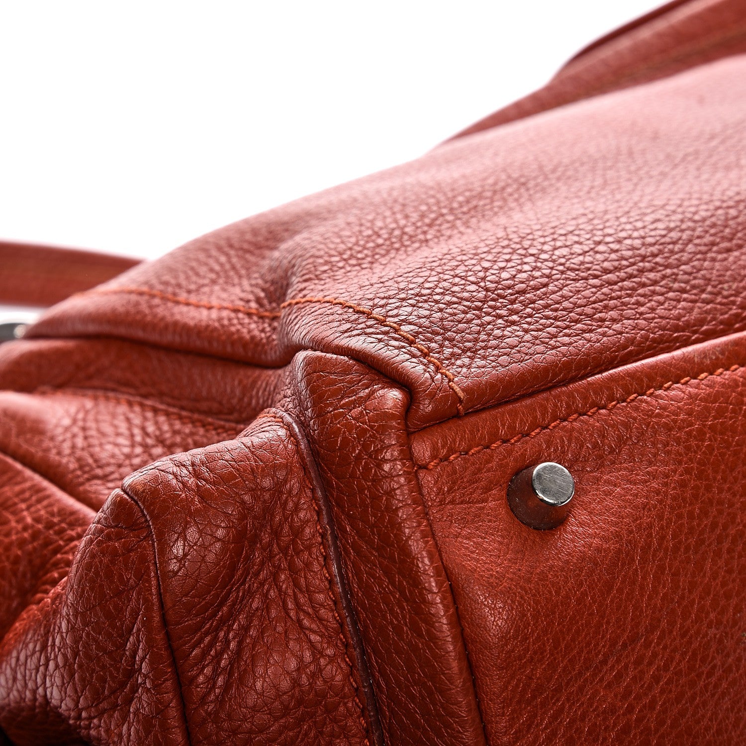 Prada Vitello Daino Shoulder Bag Arancio 12 of 21