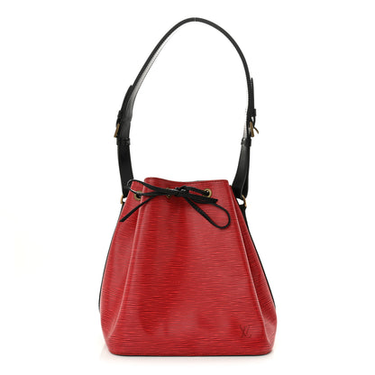 Louis Vuitton Epi Petit Noe Red Black 1 of 10