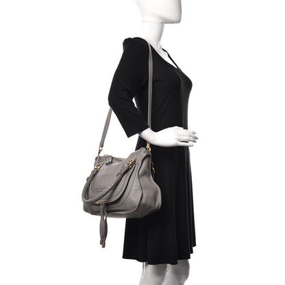 Chloe Calfskin Medium Marcie Satchel Cashmere Grey 3 of 11