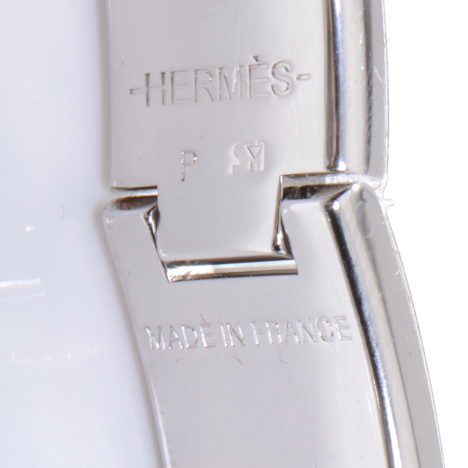 Hermes Enamel Narrow Clic Clac H Bracelet PM Black 4 of 5
