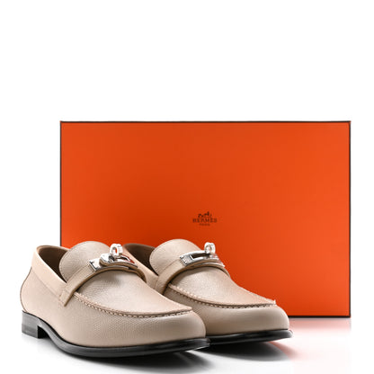 Hermes Epsom Womens Destin Loafer 36.5 Blanc Gomme 9 of 9