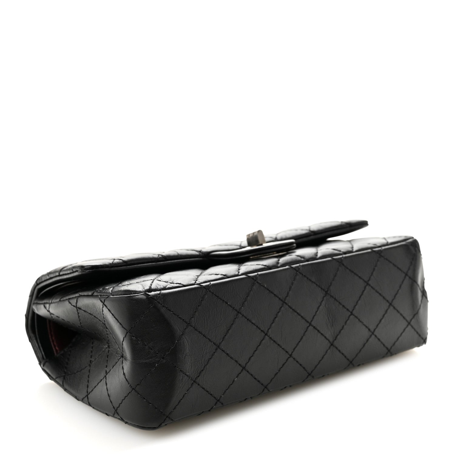 Chanel Aged Calfskin Quilted 2.55 Reissue 225 Flap Black 4 of 10