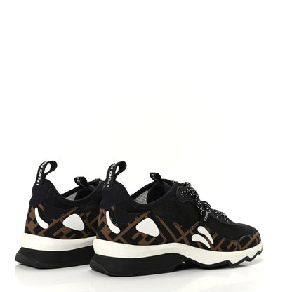 Fendi Technical Mesh Lycra FFreedom Patchwork Sneakers 36.5 Black Tobacco 4 of 7