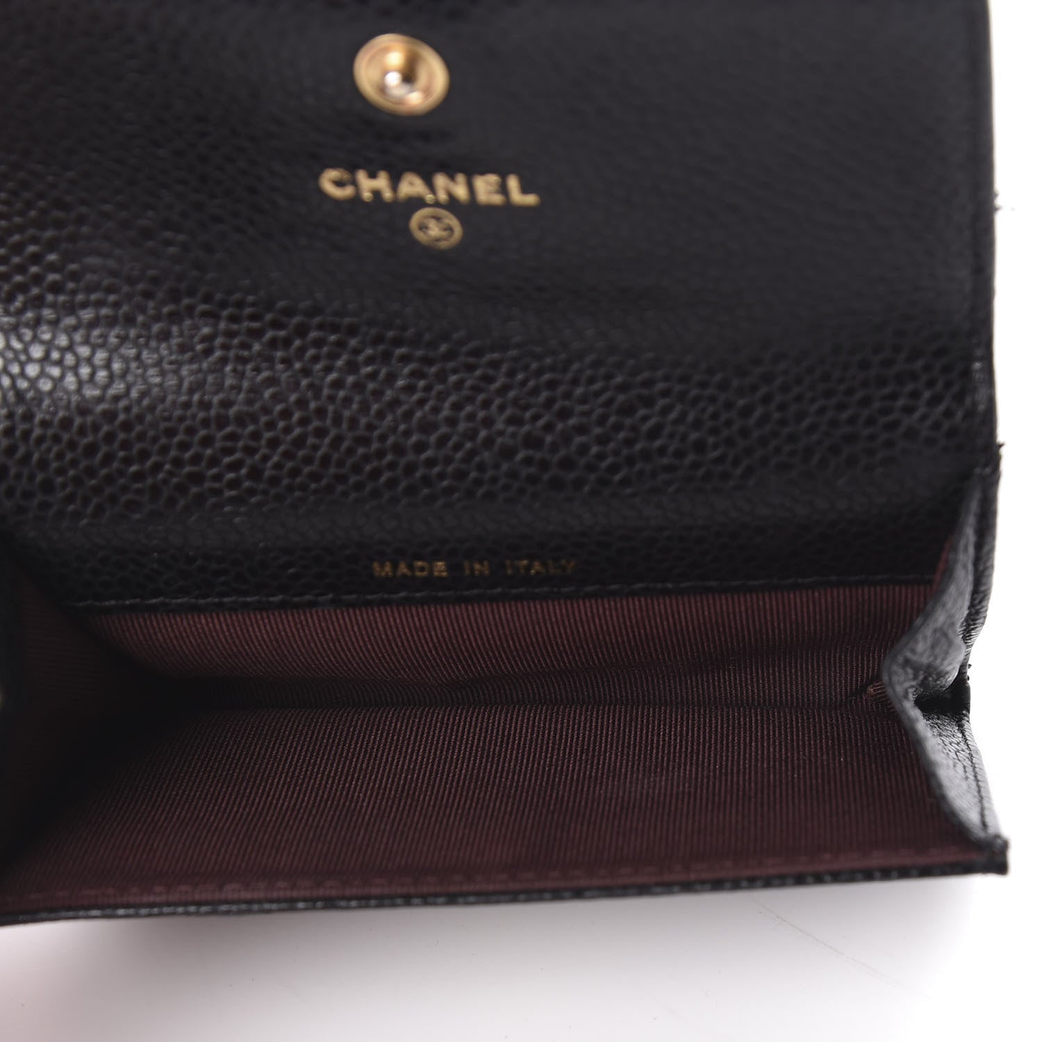 Chanel Caviar Quilted Flap Card Holder Black 5 of 11
