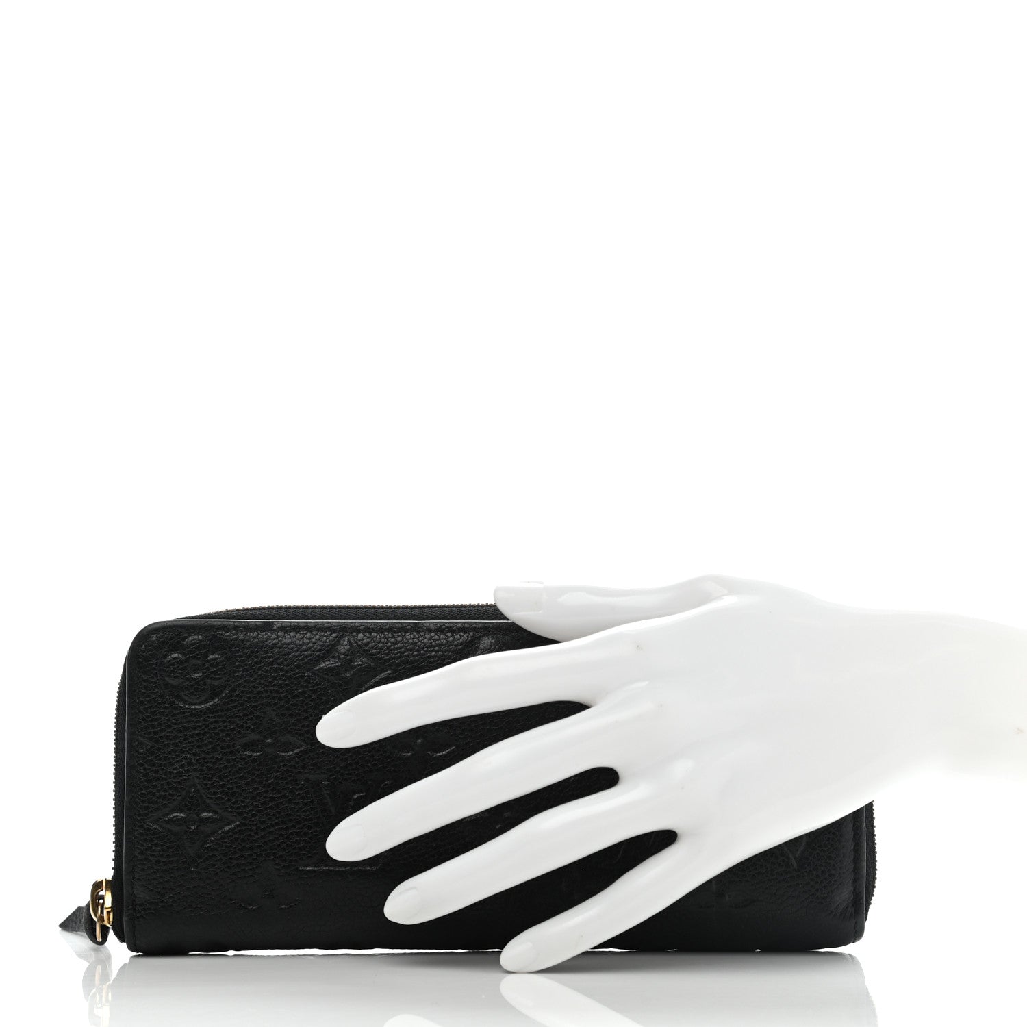 Louis Vuitton Empreinte Clemence Wallet Black 2 of 11