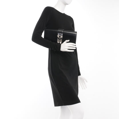 Hermes Box Medor 29 Clutch Black 2 of 7