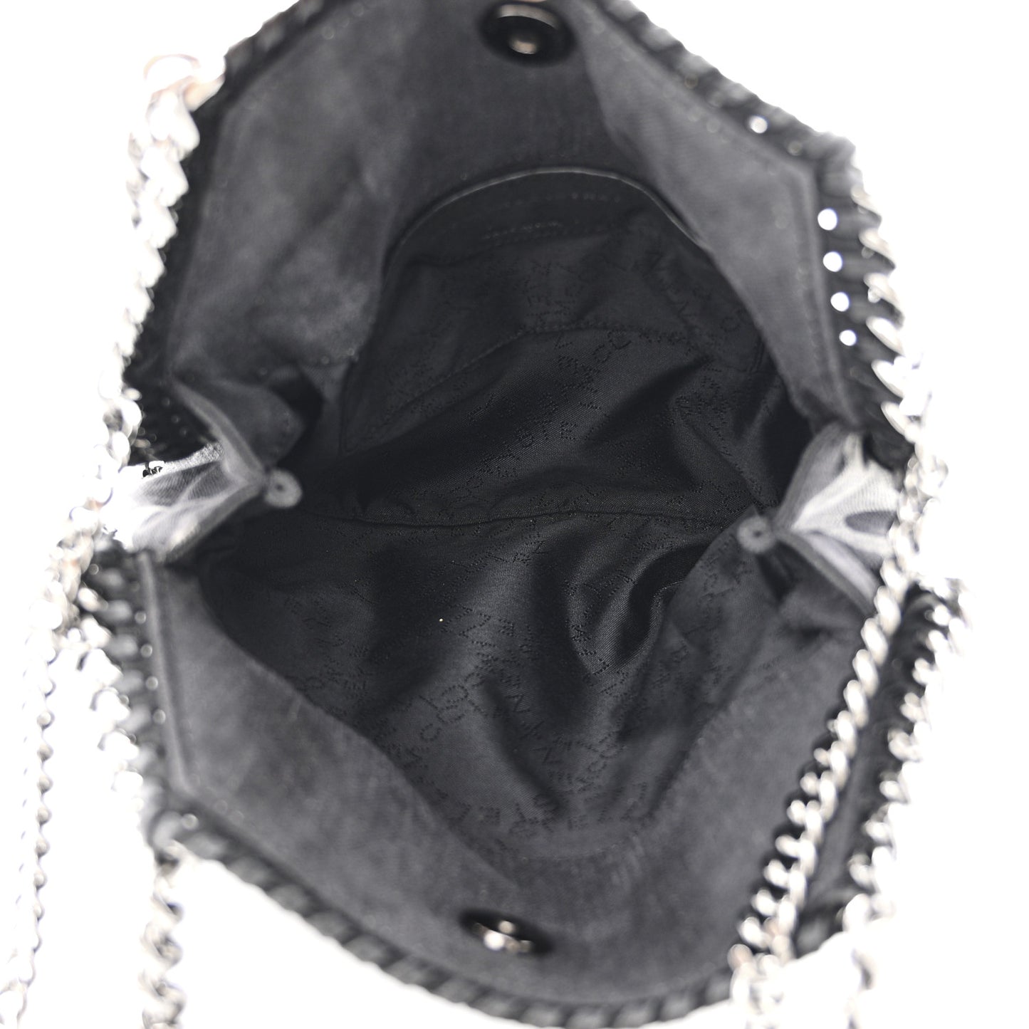 Denim Star Mini Falabella Tote Black
