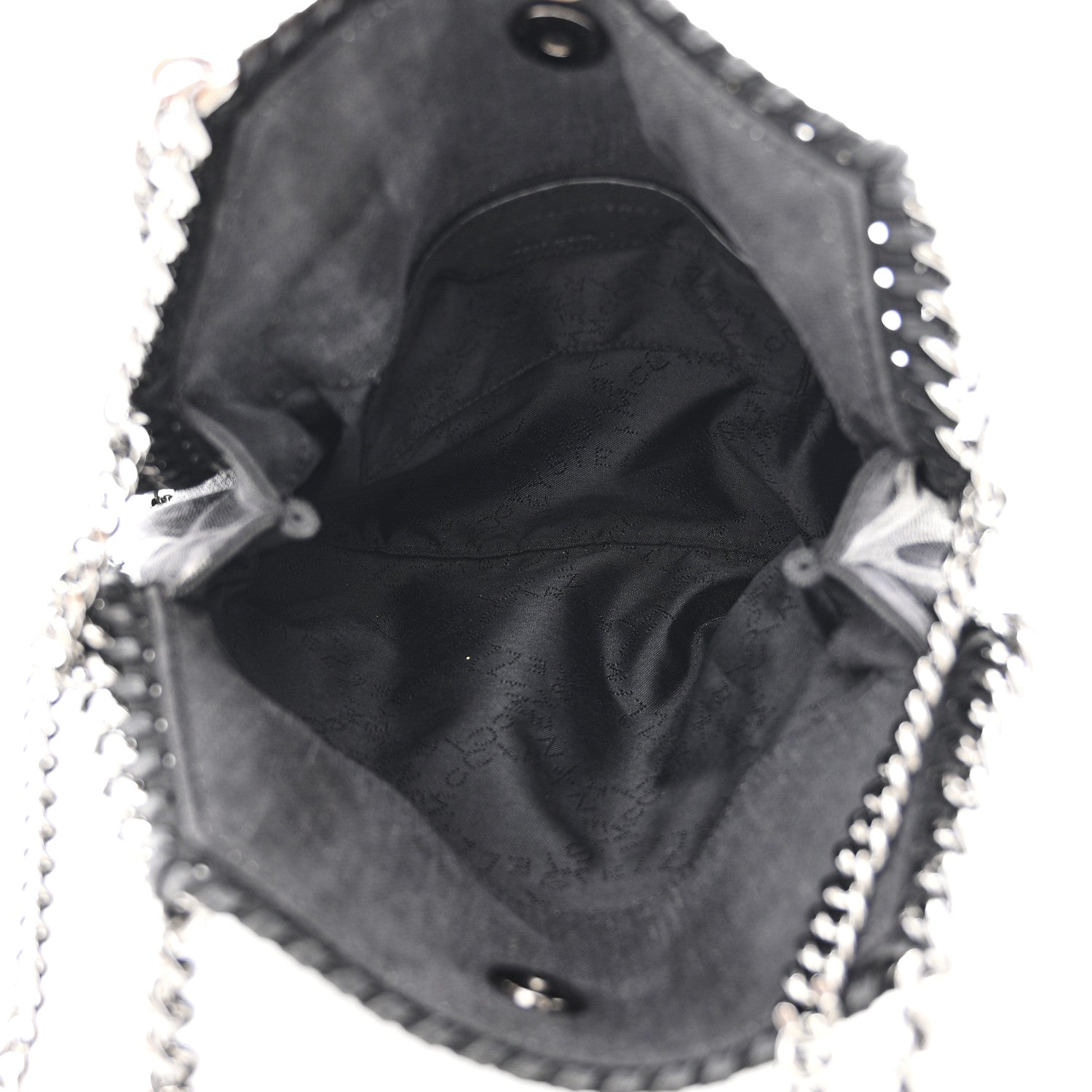 Stella McCartney Denim Star Mini Falabella Tote Black 5 of 9